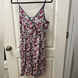 Vineyard Vine for Target wrap dress whale pattern red white blue